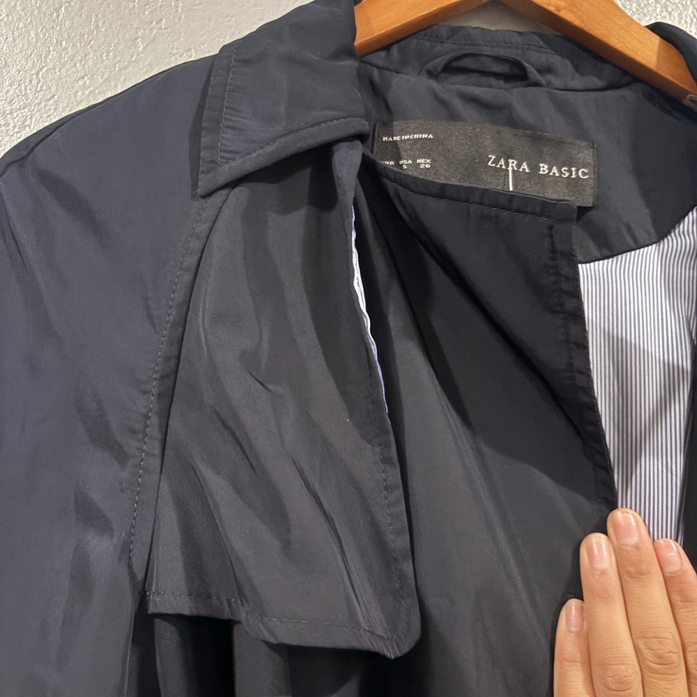 Zara Basic Navy Jacket - image 4